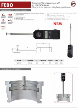 NEWS 2021: FEBO - Digital instrument for measuring the width of internal grooves